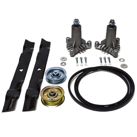 Aic Replacement Parts Heavy Duty 42 Lawn Mower Deck Rebuild Kit Fits Husqvarna 144959 134149 130794 130794-DECKKITWBOLTS